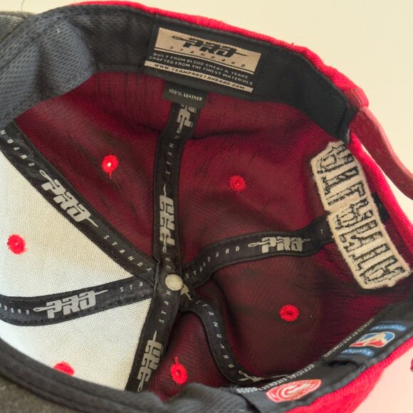 Atlanta Hawks NBA Cap hat strapback Pro Standard Leather Camo Vintage RARE - Picture 9 of 10